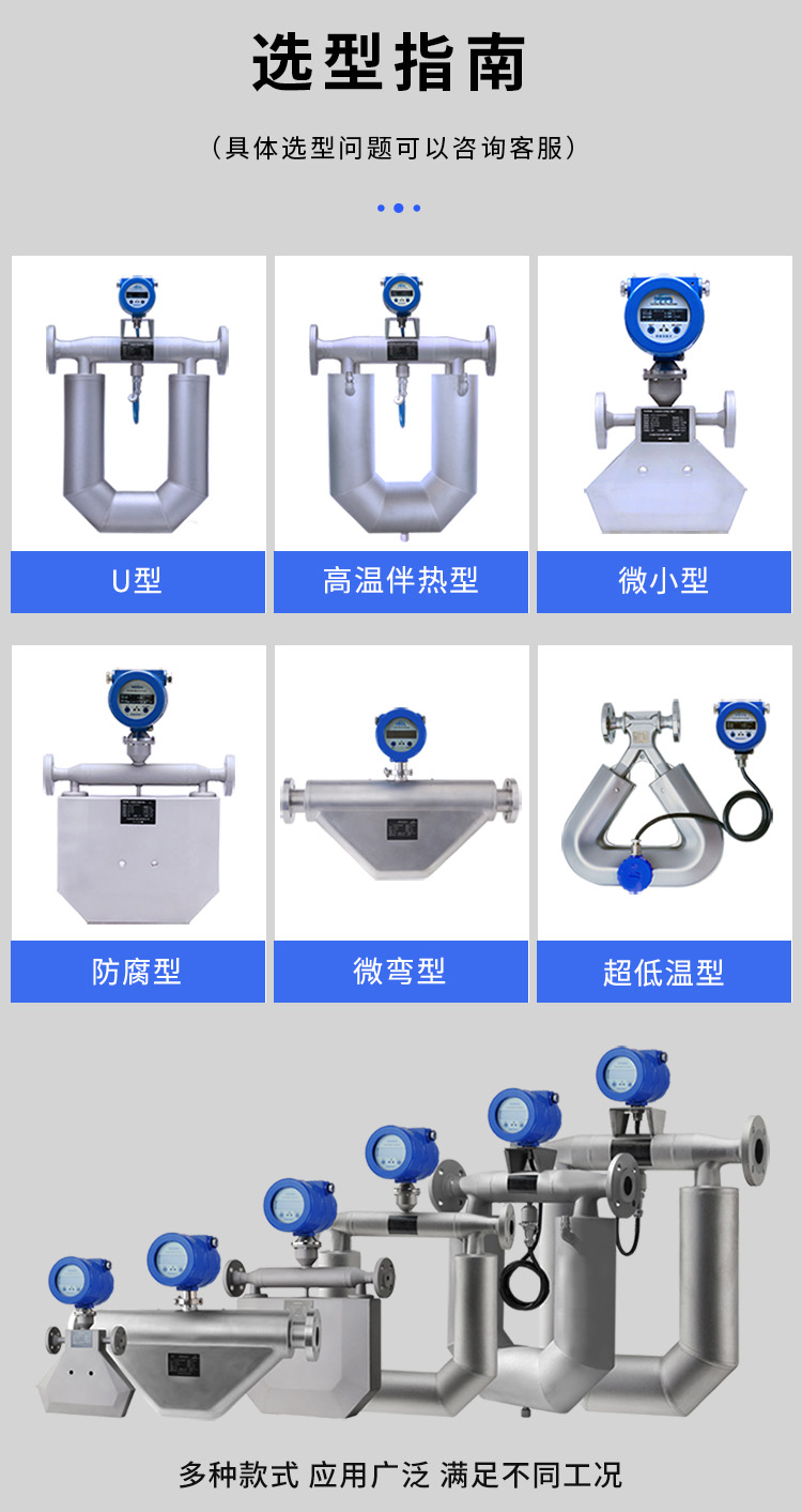 質量流量計產(chǎn)品分類圖