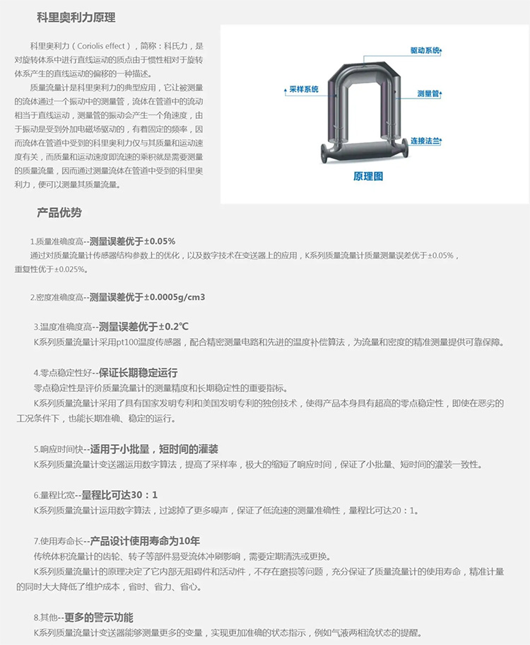 質量流量計工作原理及產(chǎn)品優(yōu)勢